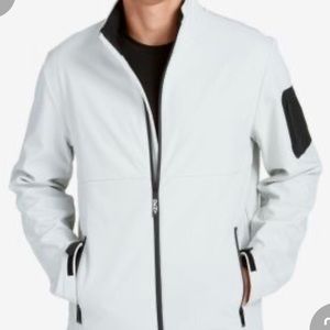 DKNY Men’s Mixed Media Jacket